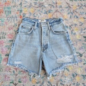 Agolde Riley High Rise Denim Short